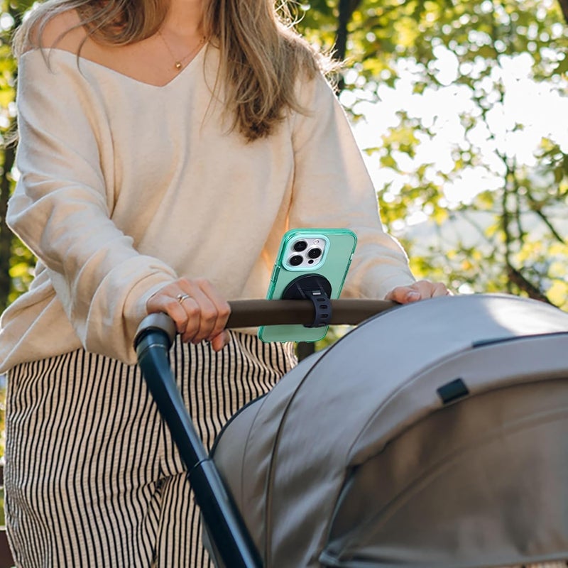 liuliuby Magnetic Phone Holder for Strollers and Carts - Image 2